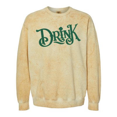 Drink St Patricks Day Festive Colorblast Crewneck Sweatshirt