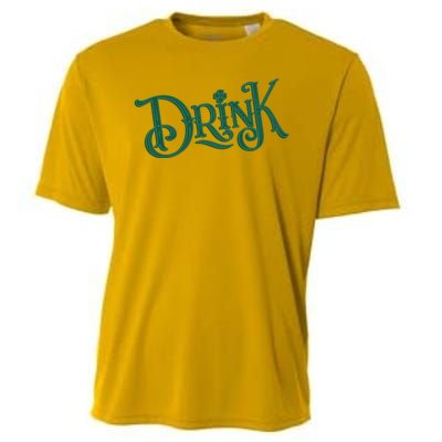 Drink St Patricks Day Festive Cooling Performance Crew T-Shirt