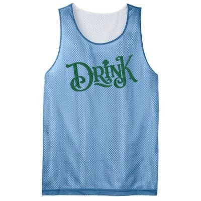 Drink St Patricks Day Festive Mesh Reversible Basketball Jersey Tank