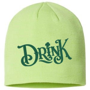 Drink St Patricks Day Festive Sustainable Beanie