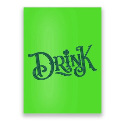 Drink St Patricks Day Festive Poster