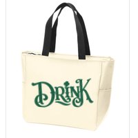 Drink St Patricks Day Festive Zip Tote Bag