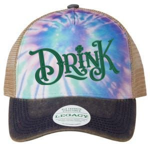 Drink St Patricks Day Festive Legacy Tie Dye Trucker Hat