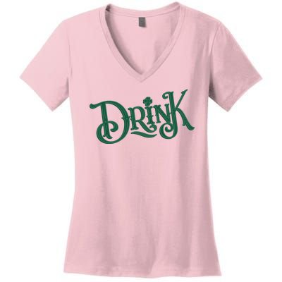 Drink St Patricks Day Festive Women's V-Neck T-Shirt