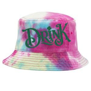 Drink St Patricks Day Festive Tie-Dyed Bucket Hat