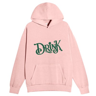 Drink St Patricks Day Festive Urban Pullover Hoodie