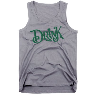 Drink St Patricks Day Festive Tank Top