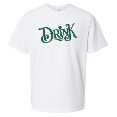 Drink St Patricks Day Festive Sueded Cloud Jersey T-Shirt