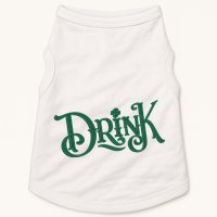 Drink St Patricks Day Festive Doggie Tank