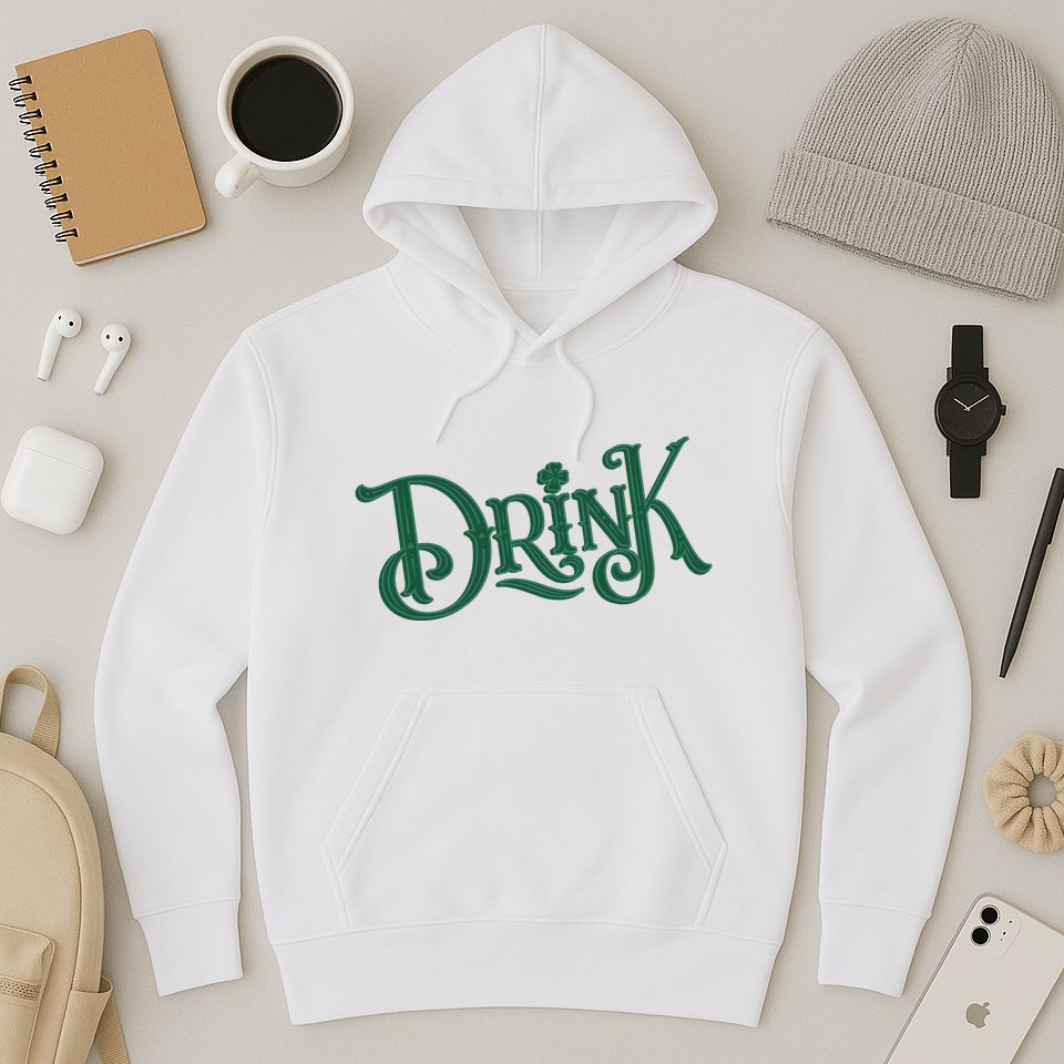Drink St Patricks Day Festive Hoodie
