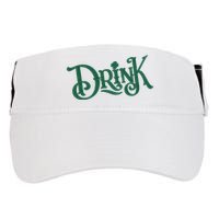Drink St Patricks Day Festive Adult Drive Performance Visor