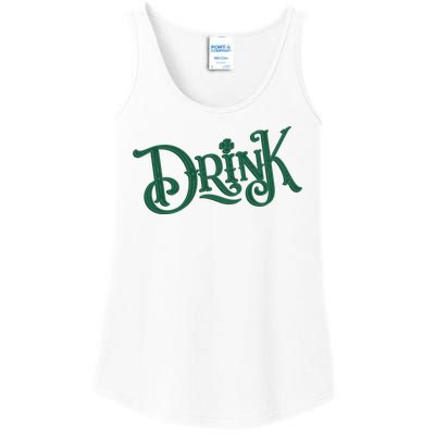 Drink St Patricks Day Festive Ladies Essential Tank