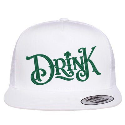Drink St Patricks Day Festive Flatbill Hat