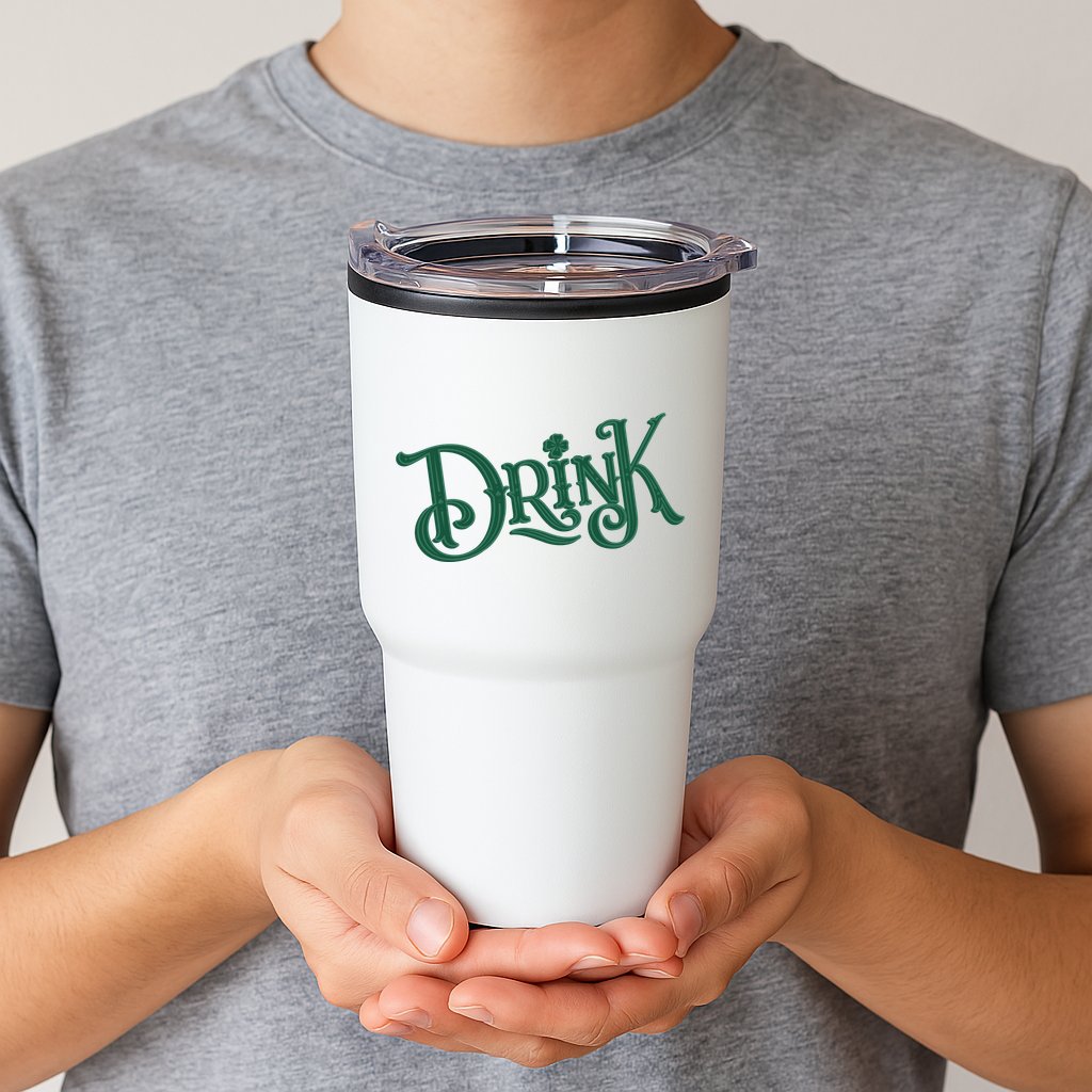 Drink St Patricks Day Festive Tumbler