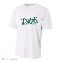 Drink St Patricks Day Festive Youth Performance Sprint T-Shirt