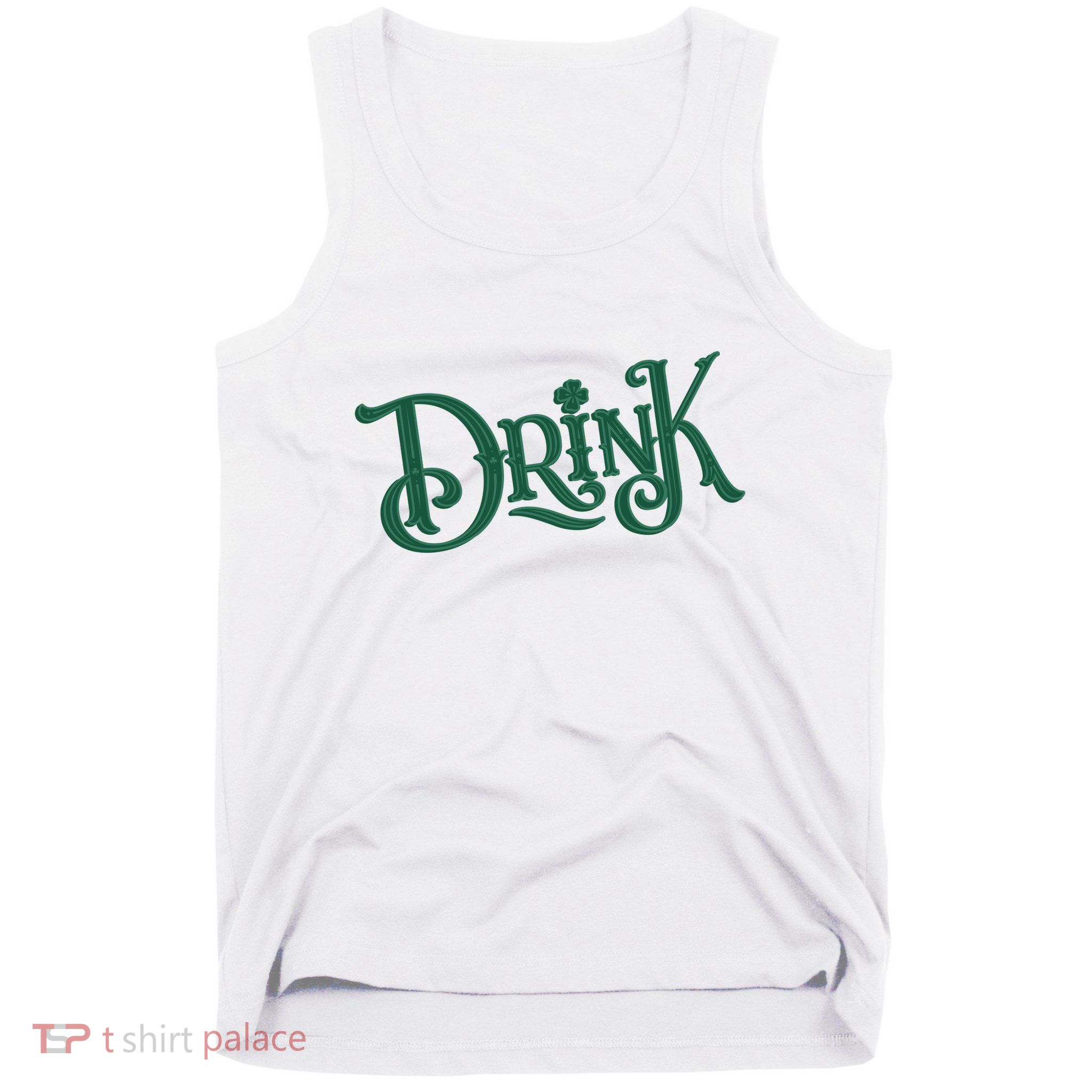 Drink St Patricks Day Festive Tank Top