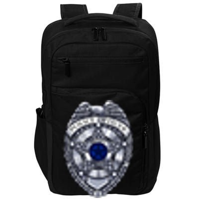 Deputy Sheriff Police Badge Pocket Logo Impact Tech Backpack