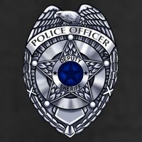 Deputy Sheriff Police Badge Pocket Logo 11oz C Handle Ceramic Mug