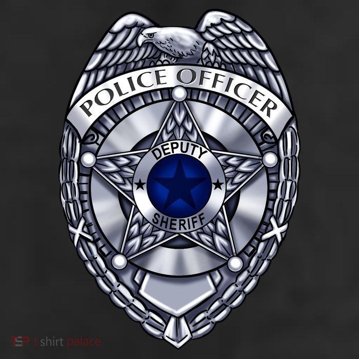 Deputy Sheriff Police Badge Pocket Logo Trucker Hat