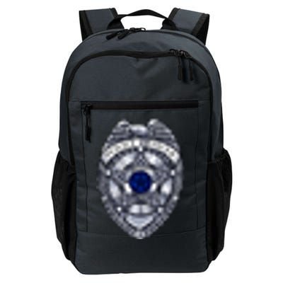 Deputy Sheriff Police Badge Pocket Logo Daily Commute Backpack