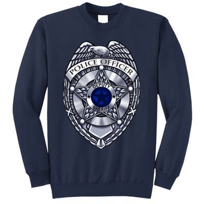 Deputy Sheriff Police Badge Pocket Logo Sweatshirt