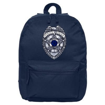 Deputy Sheriff Police Badge Pocket Logo 16 in Basic Backpack