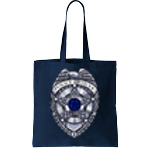 Deputy Sheriff Police Badge Pocket Logo Tote Bag