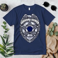 Deputy Sheriff Police Badge Pocket Logo Premium T-Shirt