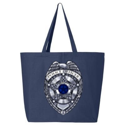 Deputy Sheriff Police Badge Pocket Logo 25L Jumbo Tote