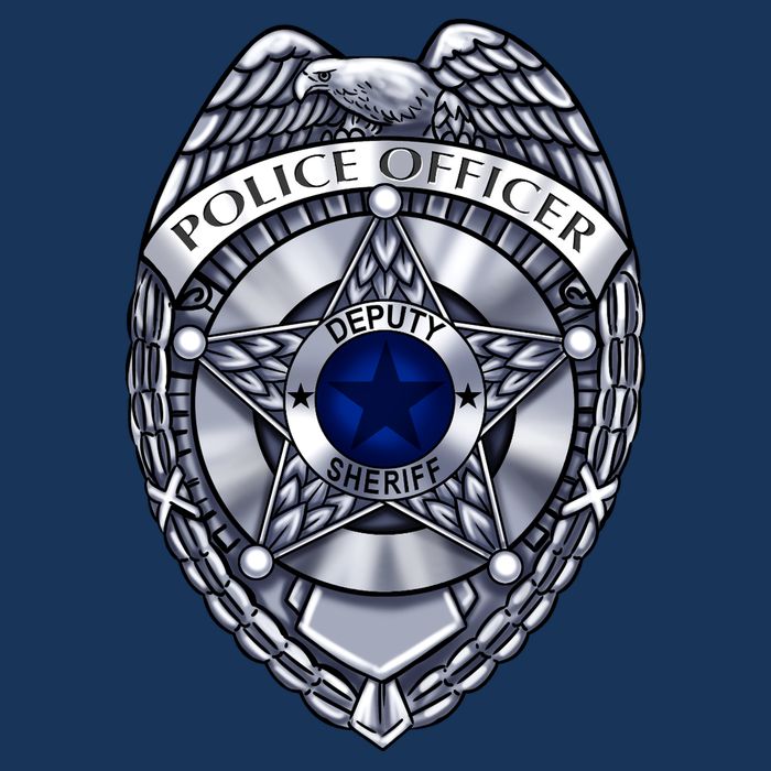 Deputy Sheriff Police Badge Pocket Logo Baby Bodysuit