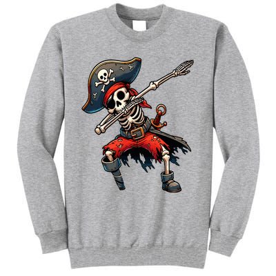 Dabbing Skeleton Pirate Tall Sweatshirt