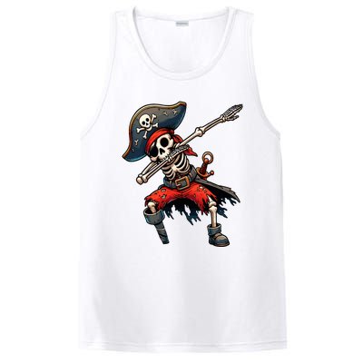 Dabbing Skeleton Pirate PosiCharge Competitor Tank