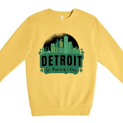 Detroit St Patricks Day Premium Crewneck Sweatshirt