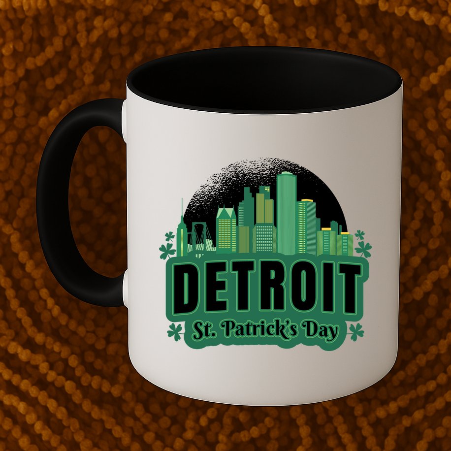 Detroit St Patricks Day Mug
