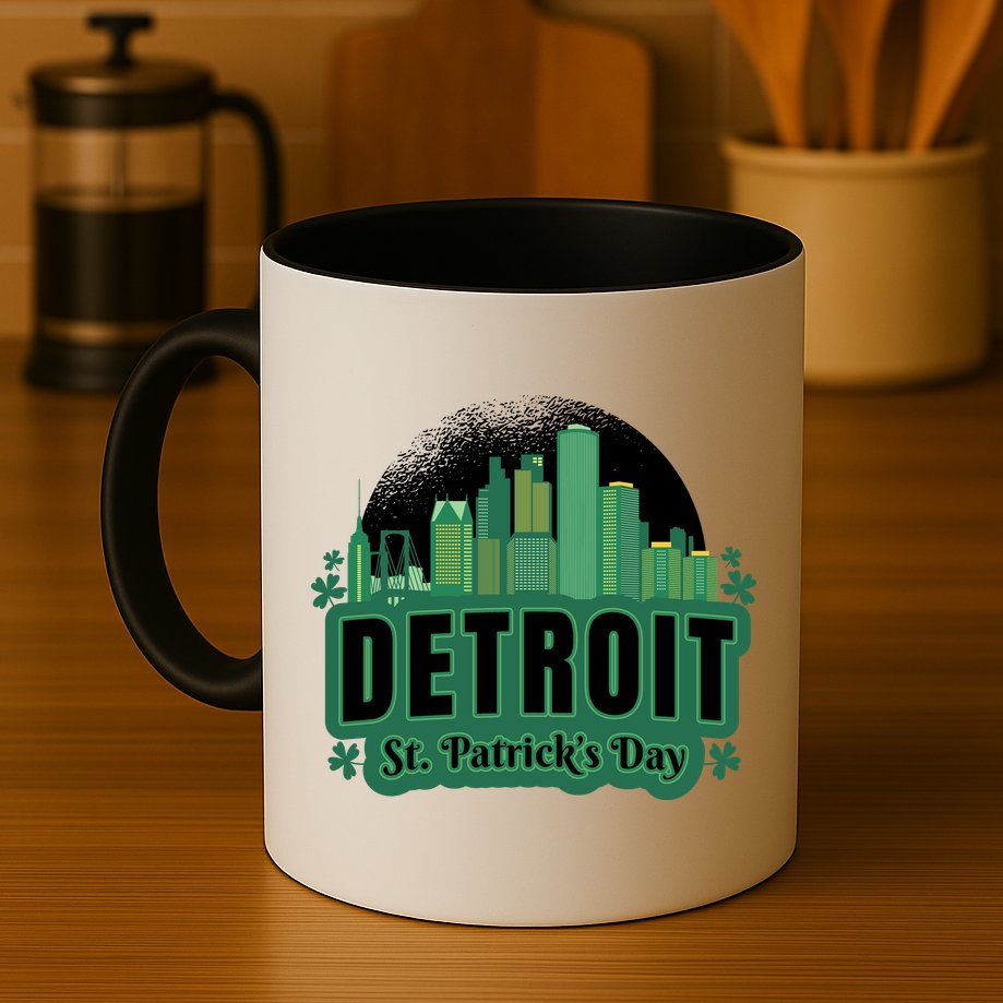 Detroit St Patricks Day Mug