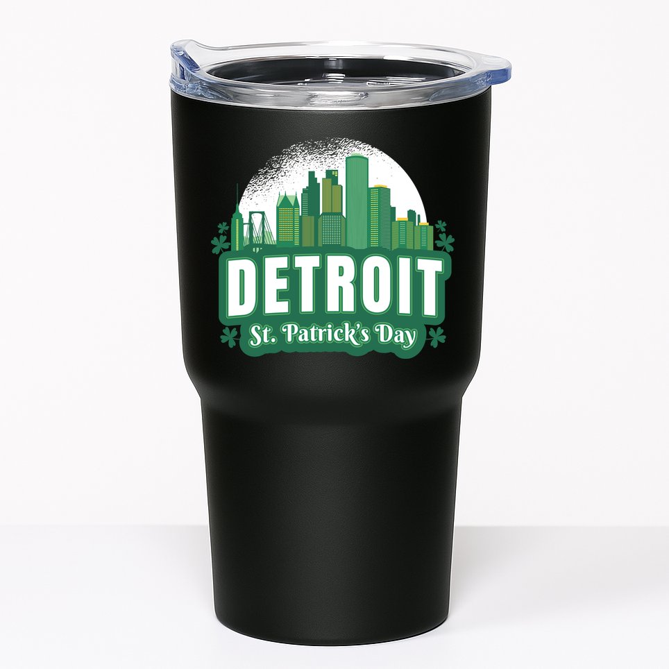 Detroit St Patricks Day Tumbler