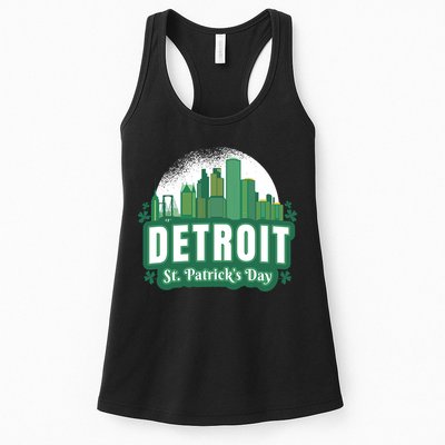 Detroit St Patricks Day Womens Tank Top