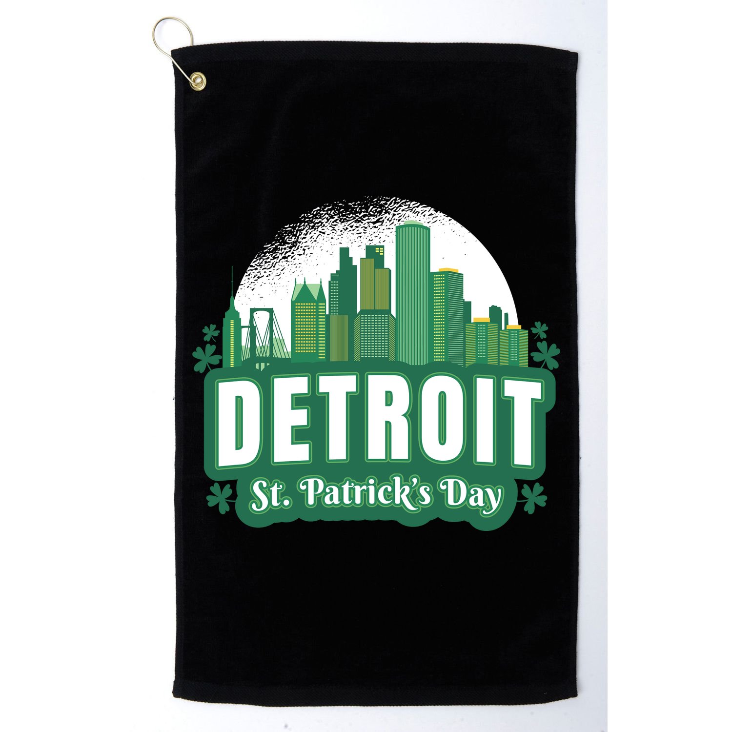 Detroit St Patricks Day Golf Towel