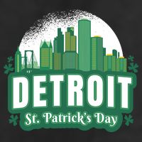 Detroit St Patricks Day Golf Towel