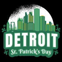 Detroit St Patricks Day Zip Tote Bag