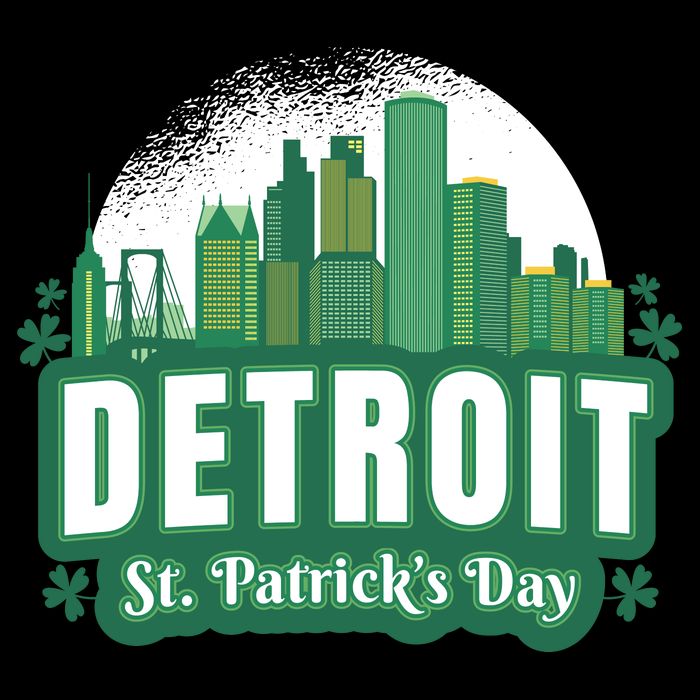 Detroit St Patricks Day Zip Tote Bag
