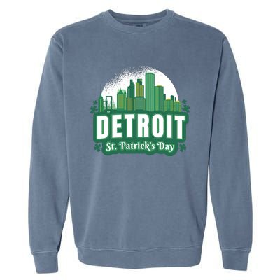 Detroit St Patricks Day Garment-Dyed Sweatshirt