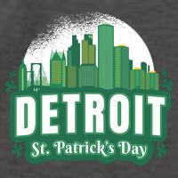 Detroit St Patricks Day Vector Backpack