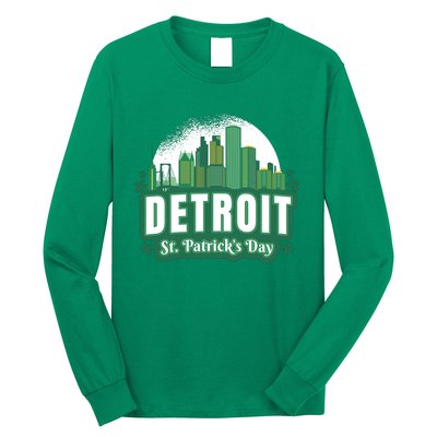 Detroit St Patricks Day Long Sleeve Shirt