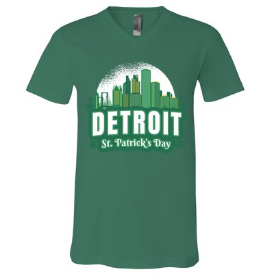 Detroit St Patricks Day V-Neck T-Shirt