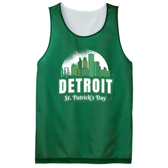 Detroit St Patricks Day Mesh Reversible Basketball Jersey Tank