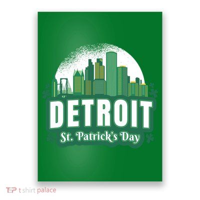 Detroit St Patricks Day Poster