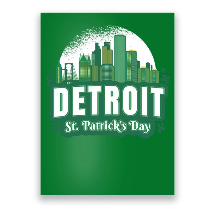 Detroit St Patricks Day Poster