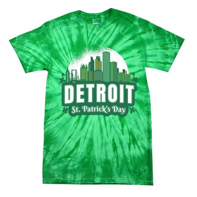 Detroit St Patricks Day Tie-Dye T-Shirt