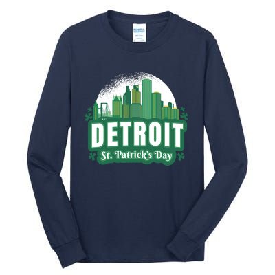 Detroit St Patricks Day Tall Long Sleeve T-Shirt